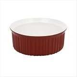 Colours 1.5 Qt Round Casserole in Red Colours 1.5 Qt Round Casserole in Red