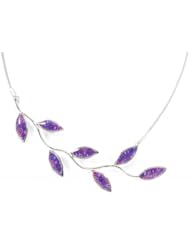 Stunning Handmade Silver Leaf Charm Necklace