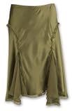 SILK CHARMEUSE FULL GUSSET SKIRT
