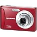 Olympus T-100 12MP Digital Camera with 3x Optical Zoom and 2.4 inch LCD (Red)