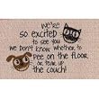 Were So Excited ... Funny Indoor Outdoor Doormat