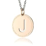 sports magnetic necklace REBECCA Word Rose Gold Ove