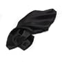 Solid Series Square Silk Scarf - Black