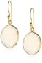 18k Yellow Gold-Plated Sterling Silver Bezel-Set Round Faceted-Gemstone Drop Earrings 18k Yellow Gold-Plated Sterling Silver Bezel-Set Round Faceted-Gemstone Drop Earrings