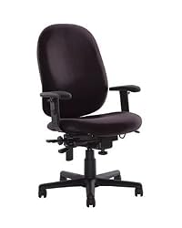 Izzy Performa2 Chair, High Back, w/ Arms (Black Fabric)