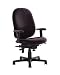 Izzy Performa2 Chair, High Back, w/ Arms (Black Fabric)
