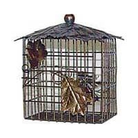 Decorative Leaf Double Suet Basket by Heath