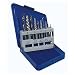 Irwin Industrial Tools 11119 Metal Index Spiral Flute Screw Extractors with Left Hand Cobalt Drill Bits Set, 10-Piece