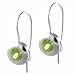 Sterling Silver Genuine Peridot Earrings