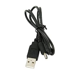 HDE&reg; USB to 3.5mm Barrel Jack 5V DC Power Cable