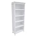 5 Shelf Bookcase White