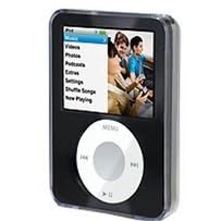 Ipod Nano 3G Jet Black Metal Aluminum Armor and Screen Protector