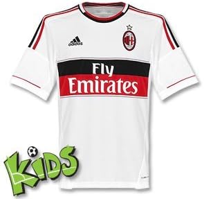 12-13 AC Milan Away Jersey - Boys-152cm