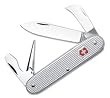 Victorinox Swiss Army Pioneer Rancher Pocket Knife (Silver Alox Ribbed)