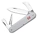 Victorinox Swiss Army Pioneer Rancher Pocket Knife (Silver Alox Ribbed)