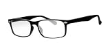 Clear Lens Geek Retro Unisex Glasses, Matt Black Frame, Full UV Protection