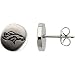 Stainless Steel Denver Broncos Logo Stud Earrings