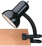 adjustable student clip-on desk lamp- red