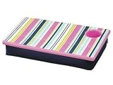 PINK Navy stripe girl travel writing LAP DESK portable School by Room It Up