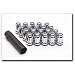 Gorilla Automotive 21133HT Small Diameter Acorn Chrome 5 Lug Kit (12mm x 1.50 Thread Size) Pack Of 20