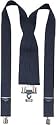Black USA Made 2 Inch Pants Suspenders 4196B