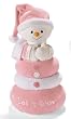 Snowman Stacker - Pink 10.5" by Baby Gund 88751