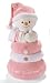Snowman Stacker - Pink 10.5