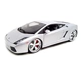 LAMBORGHINI GALLARDO SILVER CUSTOM 1:18 DIECAST MODEL