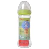 ピジョン 母乳実感哺乳びん耐熱ガラス240ml ライトグリーン