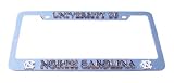 North Carolina Tar Heels License Plate Tag Frame