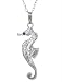 Cheeky Monkey Knysna Seahorse Pendant, Stone recycled diamonds