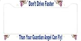 Airbrushed License Plates - ANGEL PLASTIC LICENSE PLATE FRAME - #1744