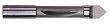 Milwaukee 48-23-6021 3/8 by 3-Inch Panel Pilot Router Bit with Drill Point, Double Flute with 1/4-Inch Shank