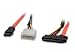 Syba SY-CAB40004 Molex 4-Pin to 15-Pin SATA Power Cable and SATA Data Cable (14 Inches)