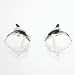 Little Sterling Silver Dolphin Stud Earrings, #11080