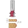 Freud 82-110 1/8-Inch Radius Half Round Router Bit with 1/2-Inch Shank