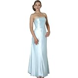 Strapless Satin Evening Dress - Prom Dress, Party, Formal Gown by Sean Collection (70162) Aqua