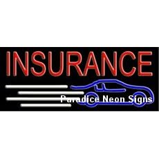 Auto Insurance Neon Sign 13 x 32