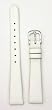 Ladies'&nbsp;Genuine Italian Leather Watchband White 18mm Watch Band