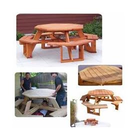 Octagon Picnic Table Plan