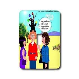 Londons Times New Release Funny Cartoons - Bad Hare Day - Light Switch Covers - single toggle switch