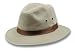 Dorfman Pacific Men's 1 Piece Canvas Leather Trim Safari Hat