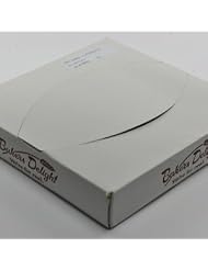 Bluecell 1000 pcs Square Wax Paper 8 inch for Hamburger Patty Cheese Steak by 