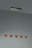 Massive Halogen-Pendelleuchte Modern 5-flammig 400725510