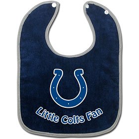Indianapolis Colts Two-Toned Snap Baby Bib Game Team Logo