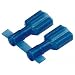 Panduit DNF14-250FIB-3K Reel Smart System Female Disconnects, Nylon Fully Insulated, Funnel Entry, 16 - 14 AWG Wire Range, Blue, 0.250 x 0.032 " Tab Size, 0.160 " Max Insulation, 0.35" Width, 0.22" Height, 0.84" Length (3000 Pieces Per Reel)