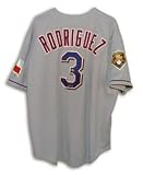 Alex Rodriguez Signed Texas Rangers Rawlings Grey Authentic Jersey w/ 100 Year AL Patch