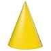 Yellow Party Hats, 8ct
