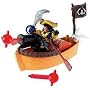 Fisher Price Imaginex Adventures Pirates Battle Skiff N0071