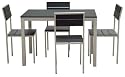 1Table+4 Chairs Dinette Set